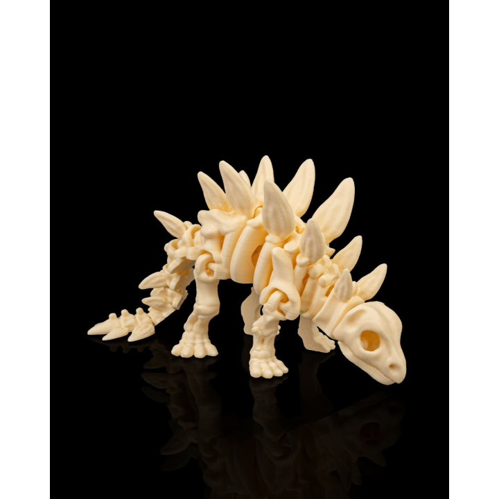 Stégosaure Squelette Articulé – Figurine Dinosaure Fossile