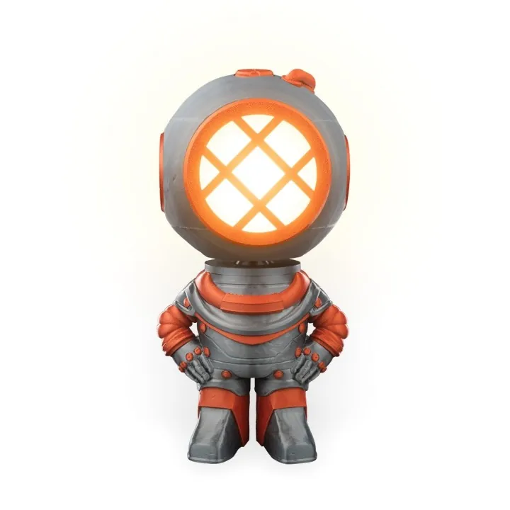 Lampe Scaphandrier Figurine Lumineuse | Made in Occitanie