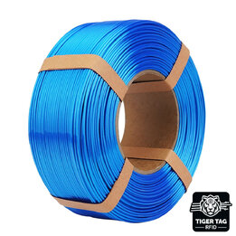 eSun - PLA-Silk - Cyan - 1,75 mm - 1kg Recharge avec RFID TigerTa
