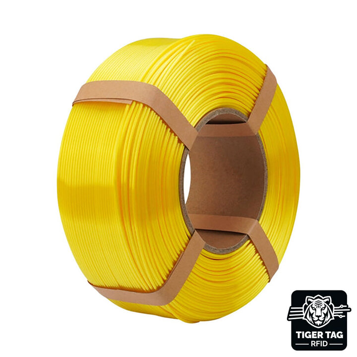 eSun - PLA-Silk - Jaune - 1,75 mm - 1kg Recharge avec RFID TigerT