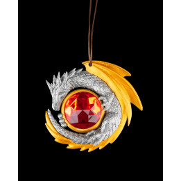 Pendentif Dragon & Gemme Rouge – Le Trésor De L'Aventurier