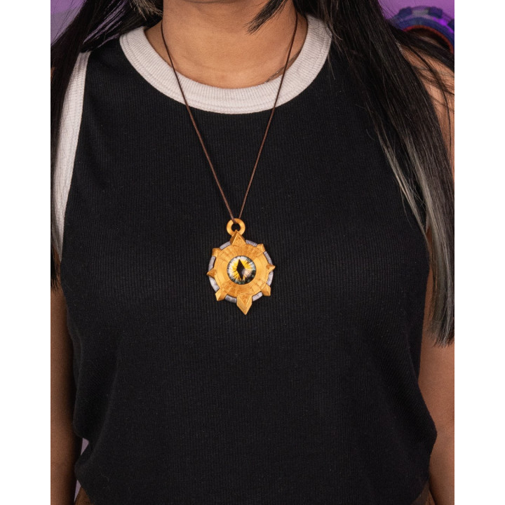 Pendentif Œil Du Savoir – Bijou Mystique Fantastique