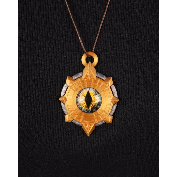 Pendentif Œil Du Savoir – Bijou Mystique Fantastique