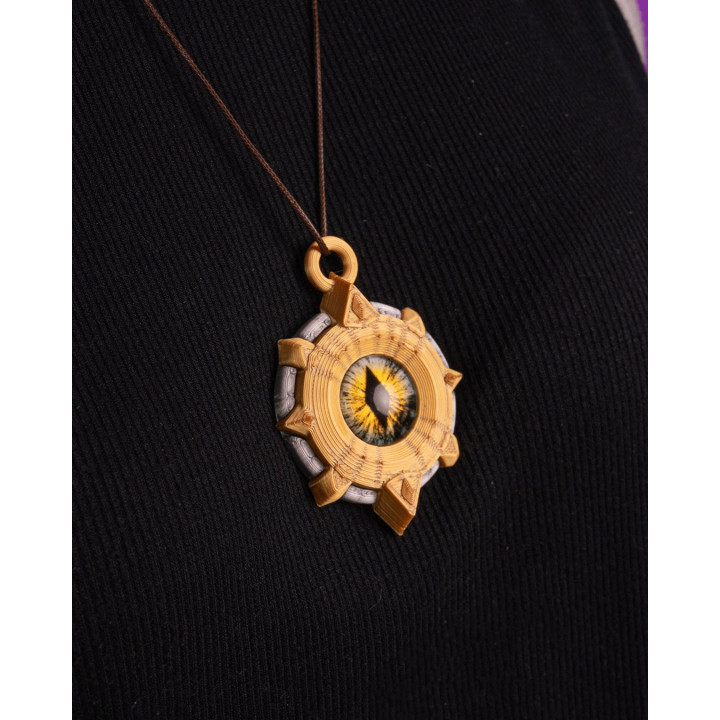 Pendentif Œil Du Savoir – Bijou Mystique Fantastique
