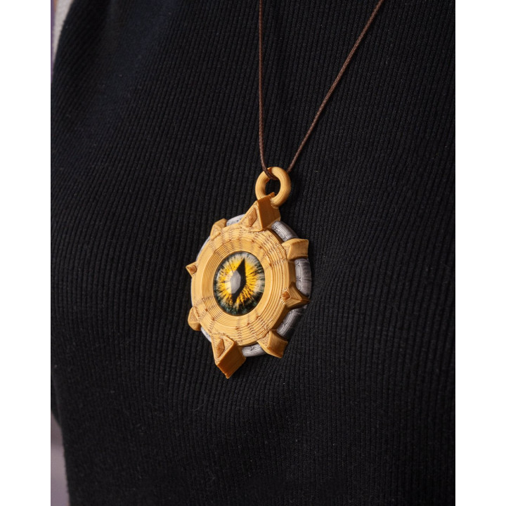 Pendentif Œil Du Savoir – Bijou Mystique Fantastique