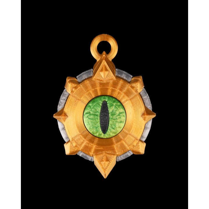 Pendentif Œil Du Savoir – Bijou Mystique Fantastique