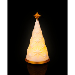 Lampe De Table Sapin De Noël Étoilé – Veilleuse Lumineuse Décorative