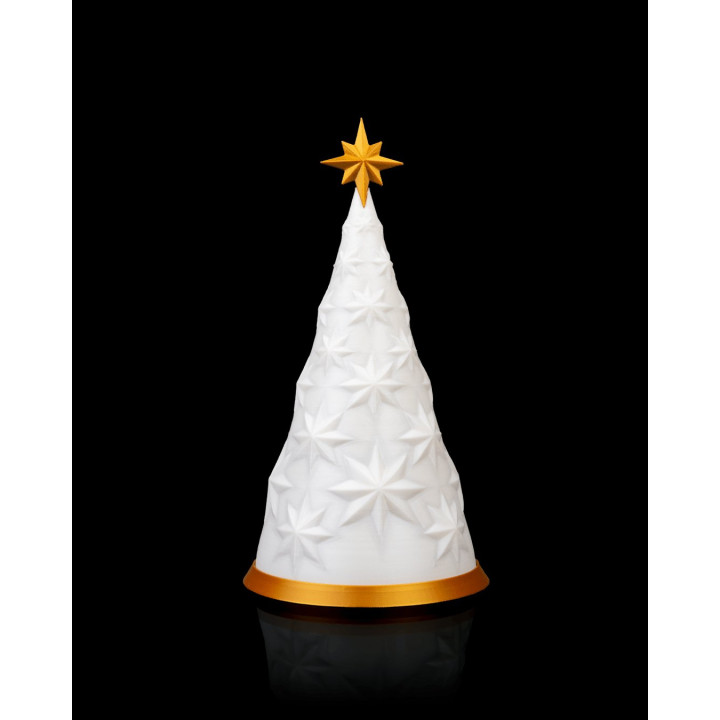 Lampe De Table Sapin De Noël Étoilé – Veilleuse Lumineuse Décorative