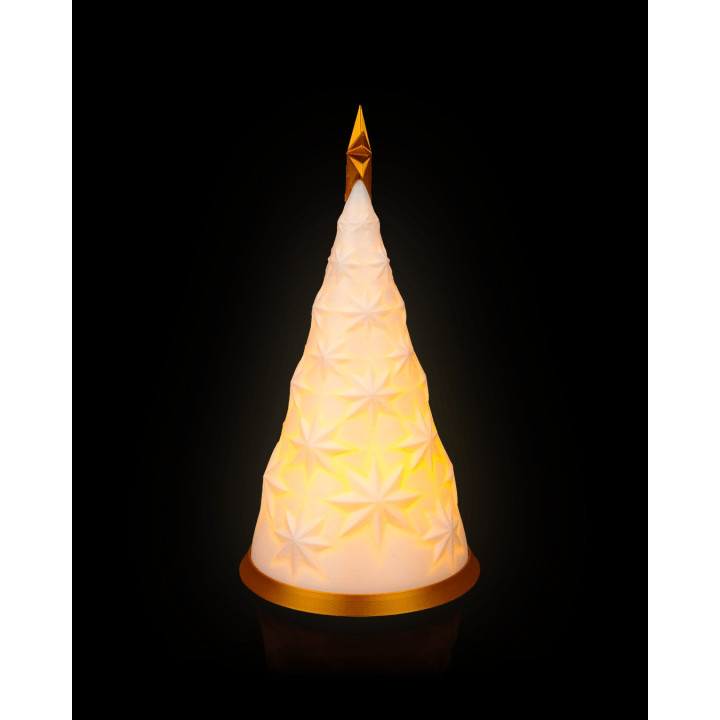 Lampe De Table Sapin De Noël Étoilé – Veilleuse Lumineuse Décorative