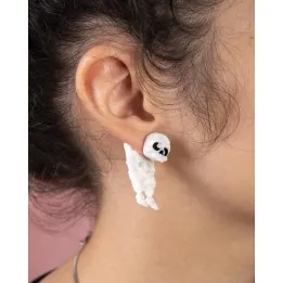 Boucles D'Oreilles Squelette – Crâne & Corps Fantastique