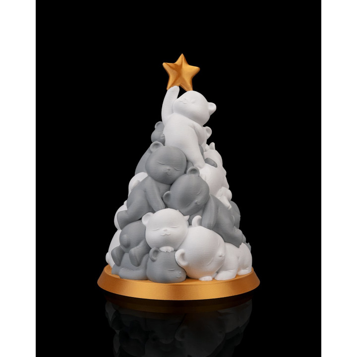 Sapin De Noël Ourson – Figurine Décorative "Beary Christmas"