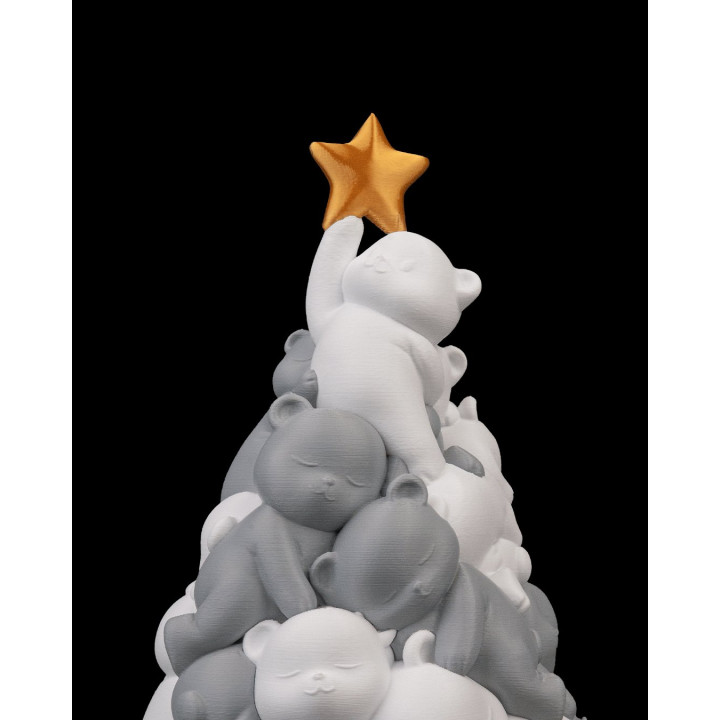 Sapin De Noël Ourson – Figurine Décorative "Beary Christmas"
