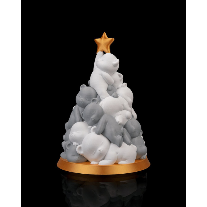 Sapin De Noël Ourson – Figurine Décorative "Beary Christmas"