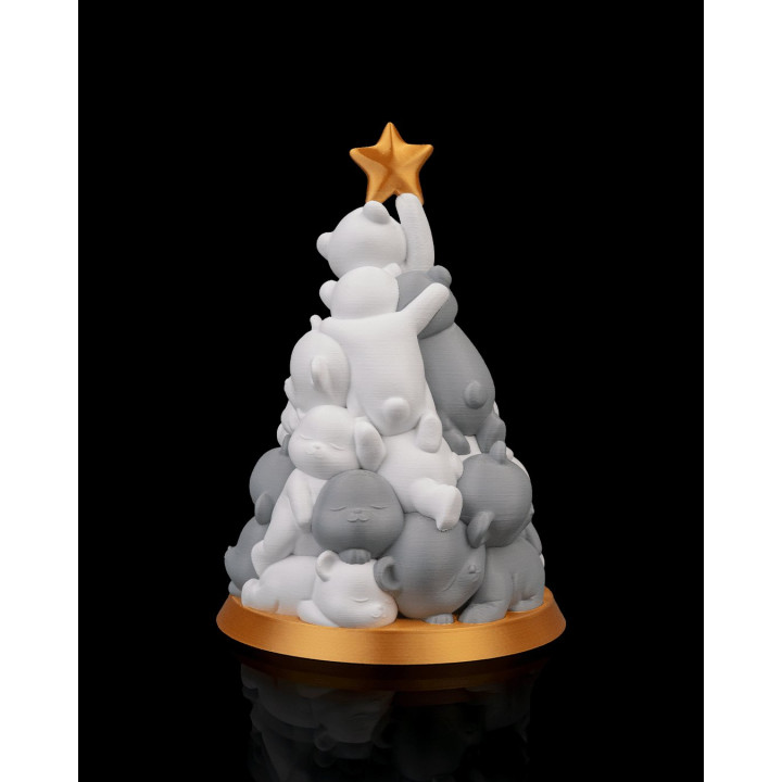 Sapin De Noël Ourson – Figurine Décorative "Beary Christmas"