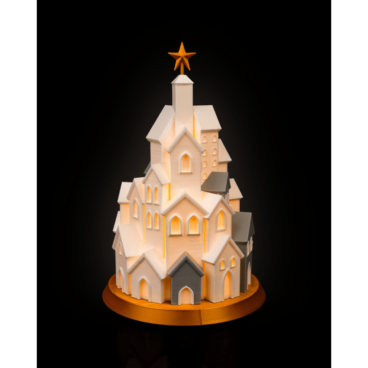 Lampe Village D'Hiver – Décoration De Noël Lumineuse