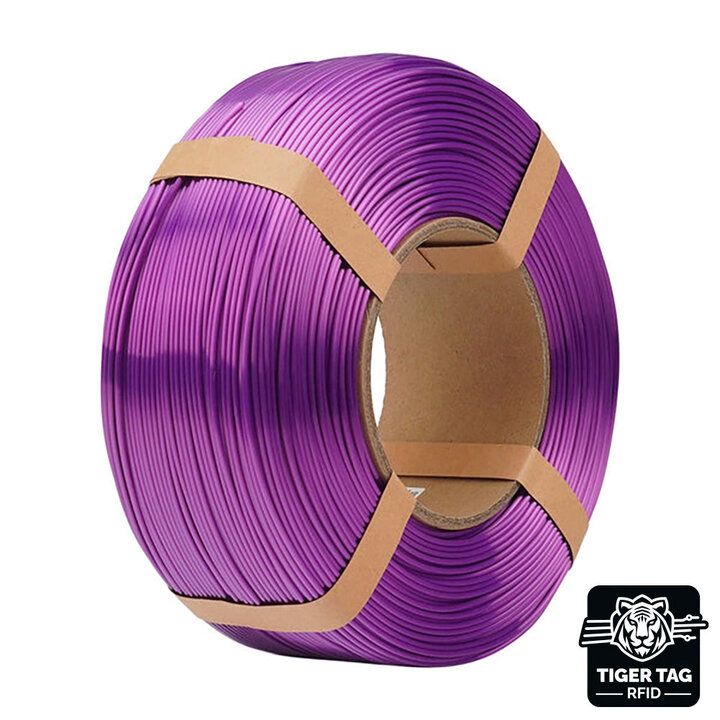 eSun - PLA-Silk - Violet - 1,75 mm - 1kg Recharge avec RFID Tiger