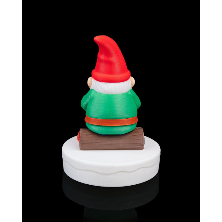 Gnome Tricoteur De Noël – Figurine Décorative Festive