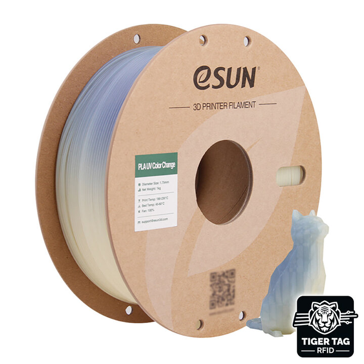 eSun - PLA-UV Color Change - Bleu - 1,75mm - 1 kg | Maison Drabie