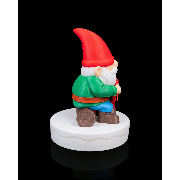 Gnome Tricoteur De Noël – Figurine Décorative Festive