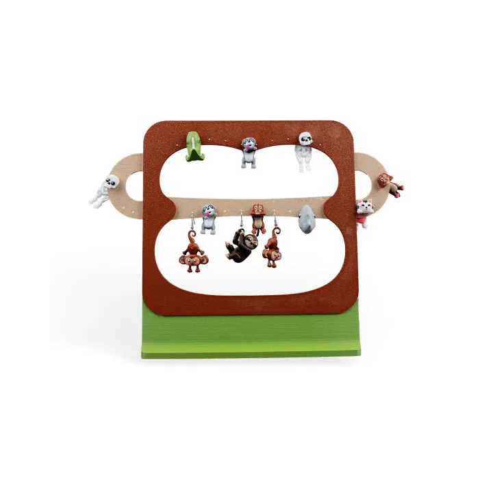 Présentoir Jungle Singes – Déco & Rangement Figurines