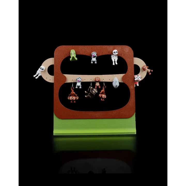 Présentoir Jungle Singes – Déco & Rangement Figurines