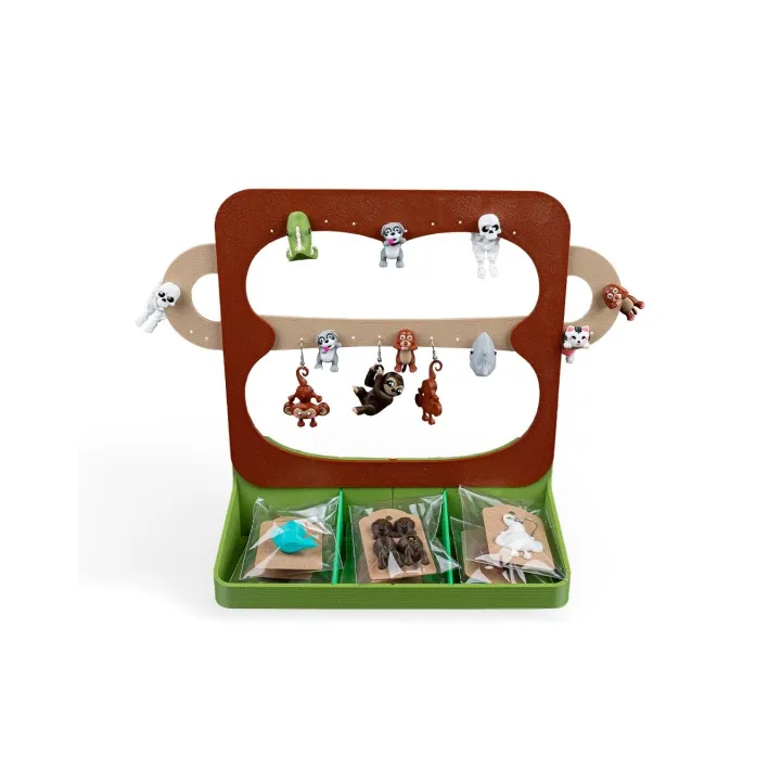 Présentoir Jungle Singes – Déco & Rangement Figurines