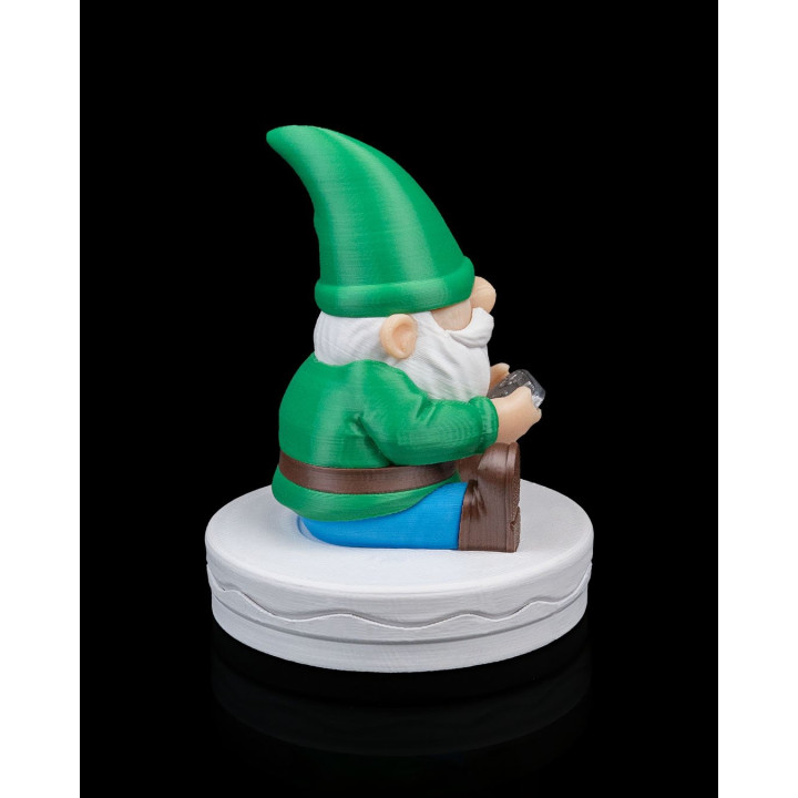 Gnome Gamer – Figurine Décorative "Gg" Avec Manette