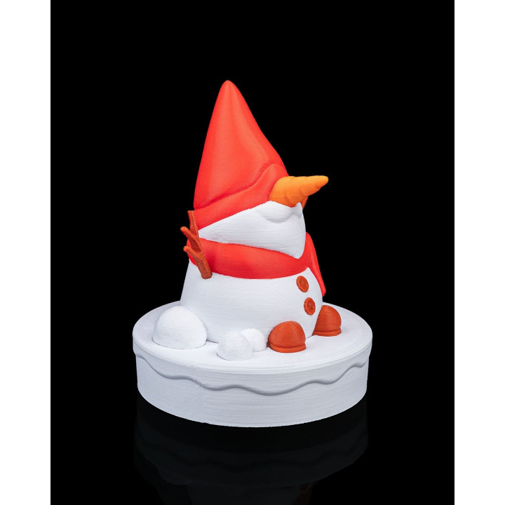 Snow Gnoman – Figurine Gnome Bonhomme De Neige Décorative