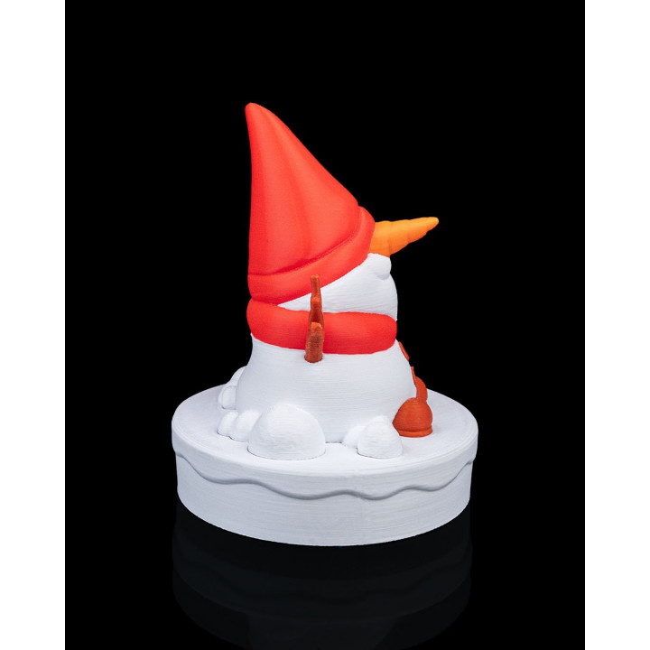 Snow Gnoman – Figurine Gnome Bonhomme De Neige Décorative