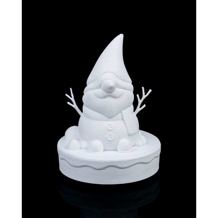 Snow Gnoman – Figurine Gnome Bonhomme De Neige Décorative