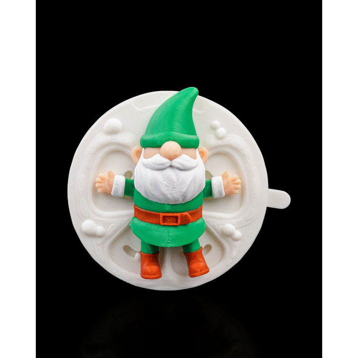 Gnome Ange De Neige – Figurine Décorative Animée & Colorée