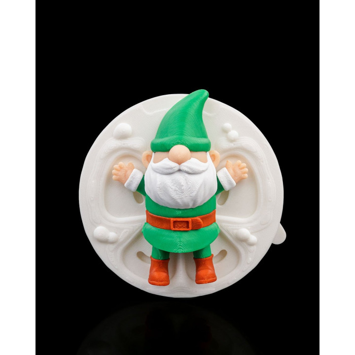 Gnome Ange De Neige – Figurine Décorative Animée & Colorée