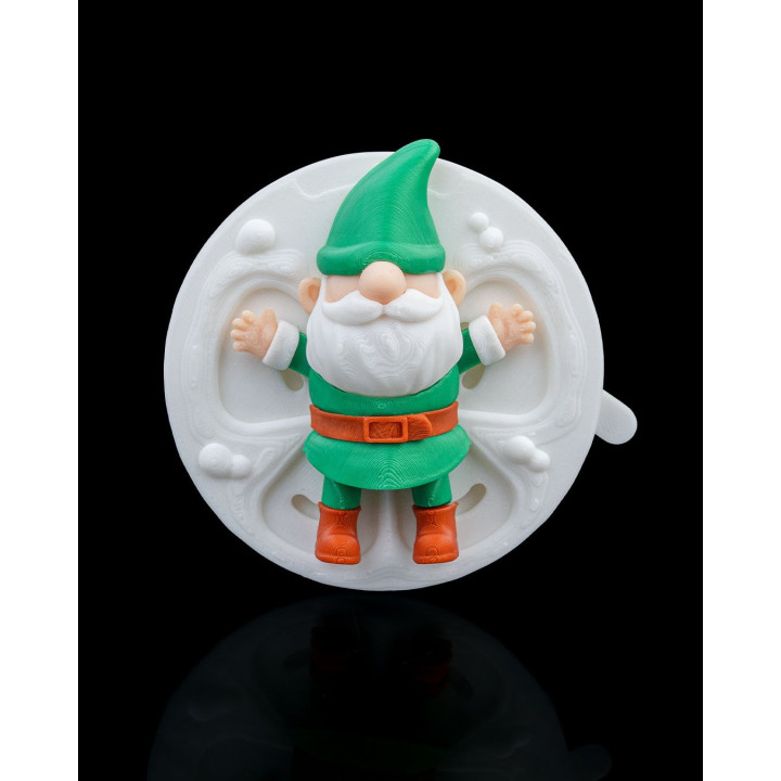 Gnome Ange De Neige – Figurine Décorative Animée & Colorée