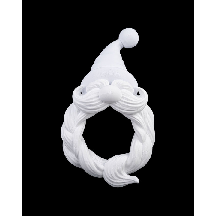 Couronne De Noël Père Noël – Décoration Murale Festive