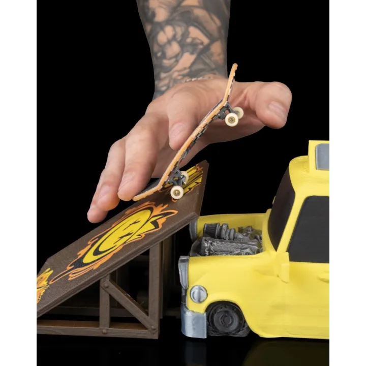 Taxi Skate Ramp – Set Déco Skateur Avec Rampe Graffiti