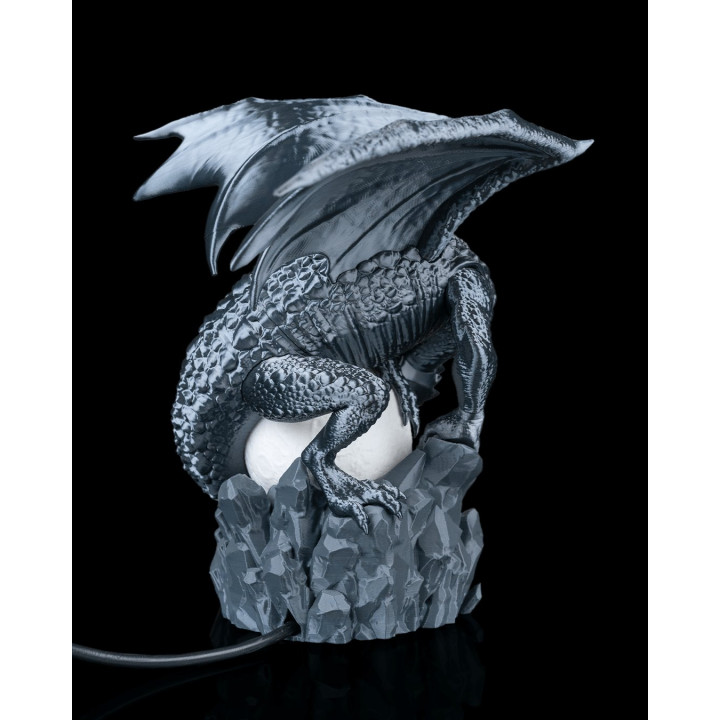 Lampe Dragon Eclipse – Sculpture Lumineuse Fantastique