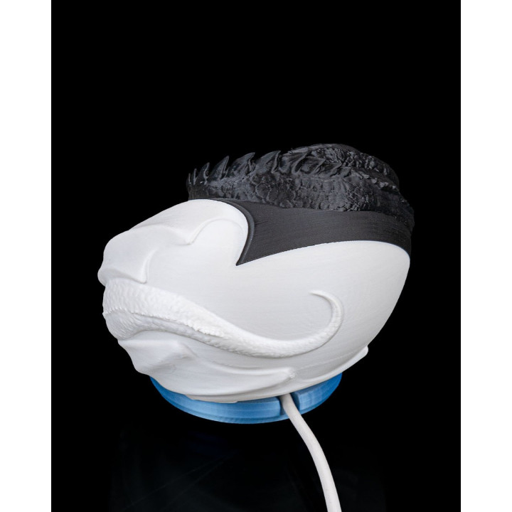 Lampe De Table Dragons Yin Yang – Harmonie Des Écailles