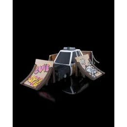 Skatepark Avec Voiture De Police – Fingerskate Urbain
