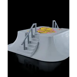 Skatepark Fingerboard – Half-Pipe Avec Escaliers Et Rampes