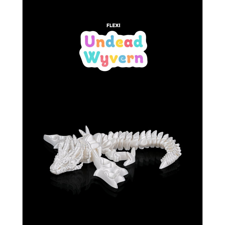 Flexi Wyvern Mort-Vivant – Dragon Articulé Squelette
