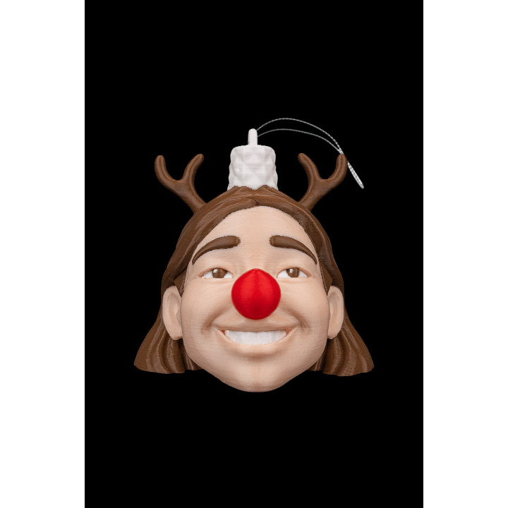 Boule De Noël Visage Personnalisable – Ornement Sapin Unique