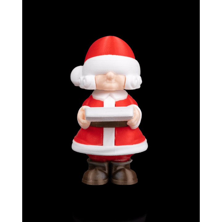 Figurine Mme Claus Avec Plateau De Cookies – Ornement De Noël