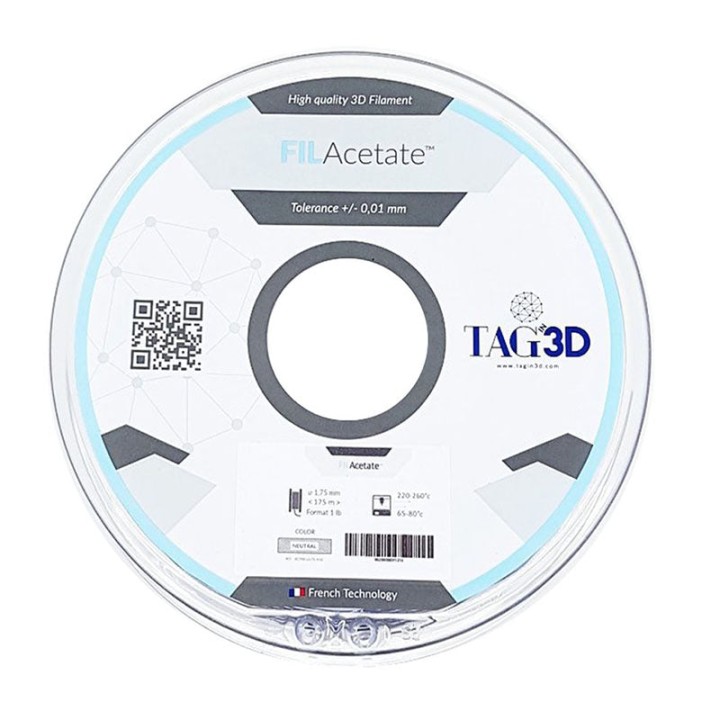 Tag3D - FilAcetate Noir - Acetate - 1.75 mm - 1 kg sélection…