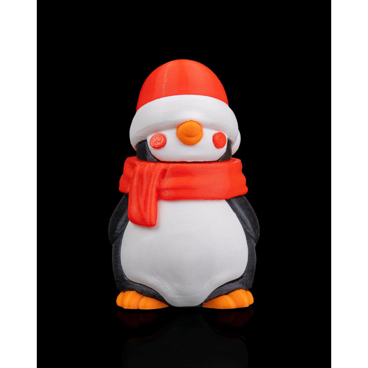 Pingouin Touriste Du Pôle Nord – Figurine De Noël Multicolore