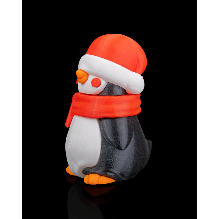 Pingouin Touriste Du Pôle Nord – Figurine De Noël Multicolore