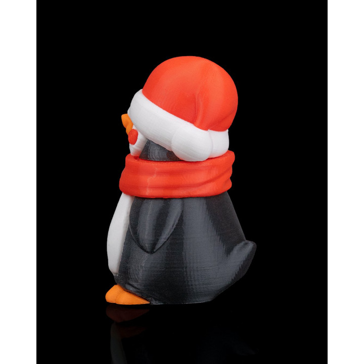 Pingouin Touriste Du Pôle Nord – Figurine De Noël Multicolore