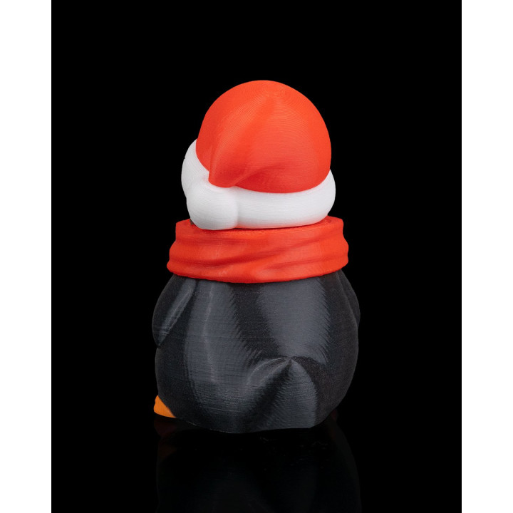 Pingouin Touriste Du Pôle Nord – Figurine De Noël Multicolore