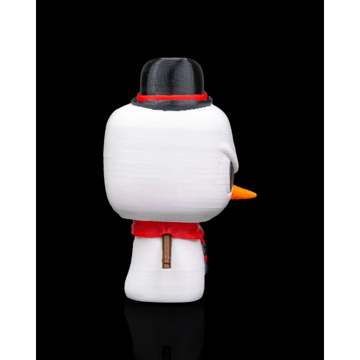 Snowmanty – Figurine Bonhomme De Neige Grognon & Porte-Clés