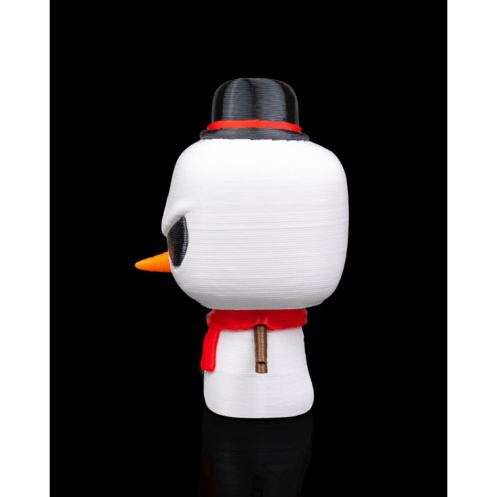Snowmanty – Figurine Bonhomme De Neige Grognon & Porte-Clés