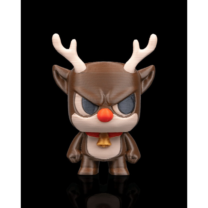 Rantydeer – Figurine Renne De Noël Grognon & Porte-Clés